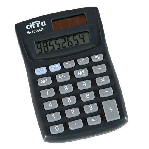 Calculadora de Bolsillo B-123AP Cifra