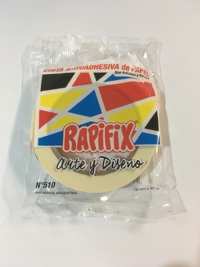 Cinta de Papel Arte y Diseño 18mm x 40mts Rapifix