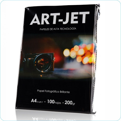 Papel Fotografico Brillante A4 200g 100h ArtJet