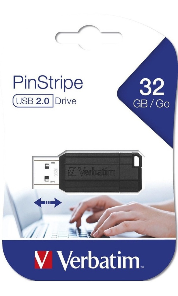 Pendrive 32GB Slider USB 2.0 Verbatim