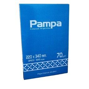 Resma 22x34 Papel Obra 70g Pampa