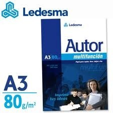 Resma Autor A3 Papel Obra 80g