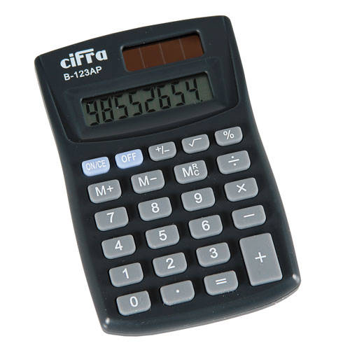 [CALCB123AP] Calculadora de Bolsillo B-123AP Cifra