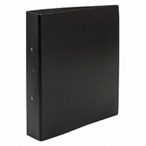 [AVI0648] Carpeta Fibra Negra A4 2x40 mm