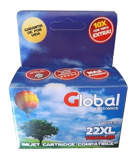 Cartucho HP 22 XL Color Alternativo