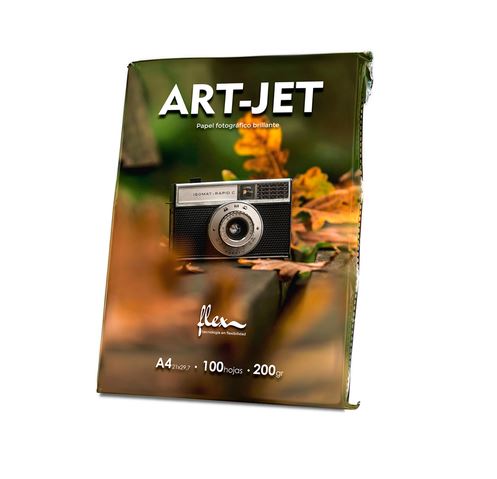 Papel Fotografico Brillante A4 200g FLEX 100h ArtJet