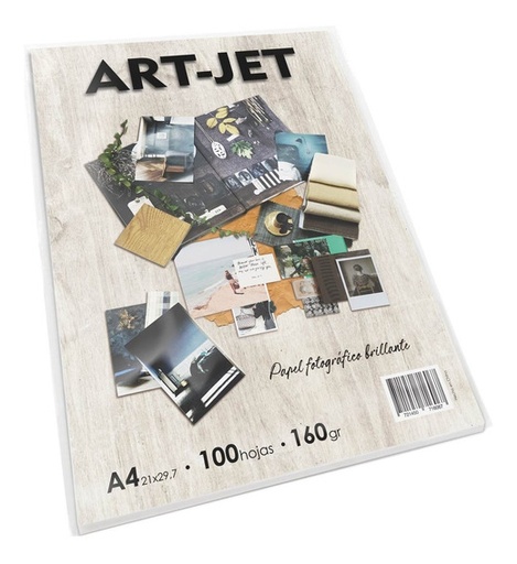 Papel Fotografico Brillante A4 160g 100h ArtJet