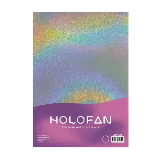 Papel Holofan Holográfico Autoadhesivo Destello Brillante A4 20h ArtJet