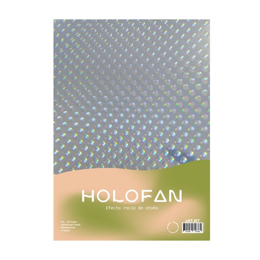 Papel Holofan Holográfico Autoadhesivo Rocío de Otoño A4 20h ArtJet