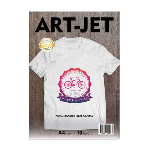 Papel Transfer Tela Clara A4 10h ArtJet