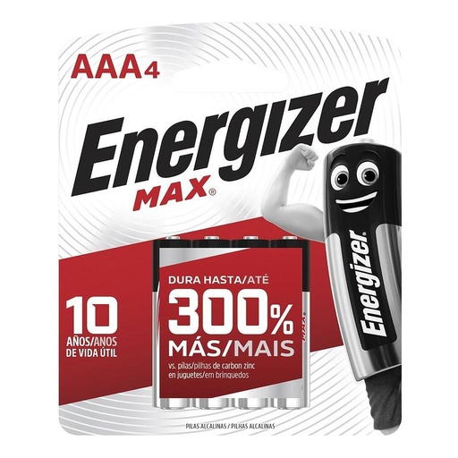 [922670] Pilas AAA Max Blister x4 Energizer