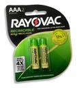 Pilas Recargables AAA Eco 800 Mha Blister x2 Rayovac