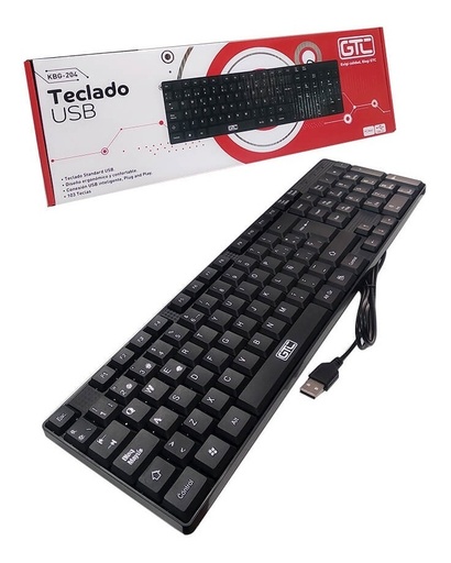 [KBG-204] Teclado Español USB Estandar GTC