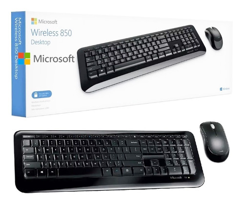 [PY9-00004] Teclado y Mouse Inalambricos Combo 850 NE Microsoft