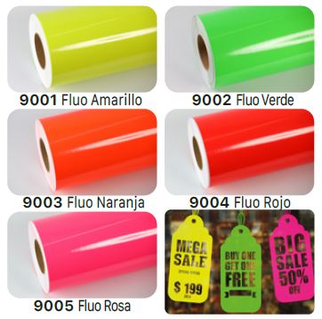 Vinilo Serie 9000 Fluo McCal - 61cm