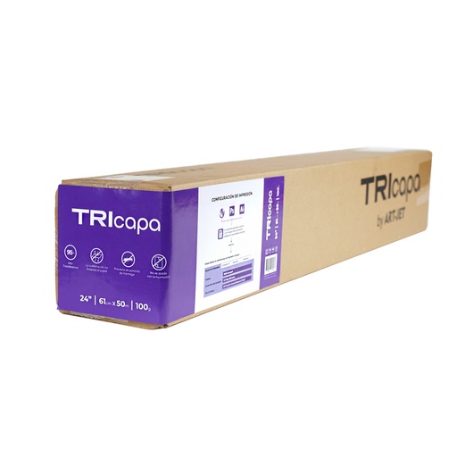 Papel Sublimacion Tricapa Rollo 61cm 100g ArtJet