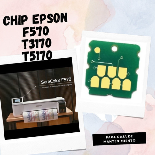 Chip para Caja Deposito de Mantenimiento F570 F571 C13s210057 Sc13mb